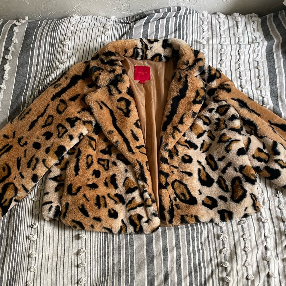 Faux fur jacket